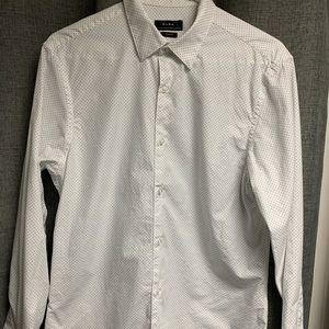 Zara White Slim Fit shirt